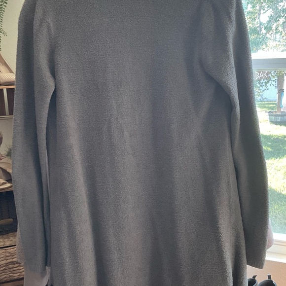 EUC, Barefoot Dreams Bamboo Chic Lite cardigan, Mocha XS, MSRP $178  - Picture 7 of 9